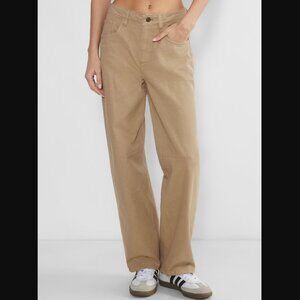 Aritzia TNA Royce Pant Faded Tan Khaki Sz. 0 NWT